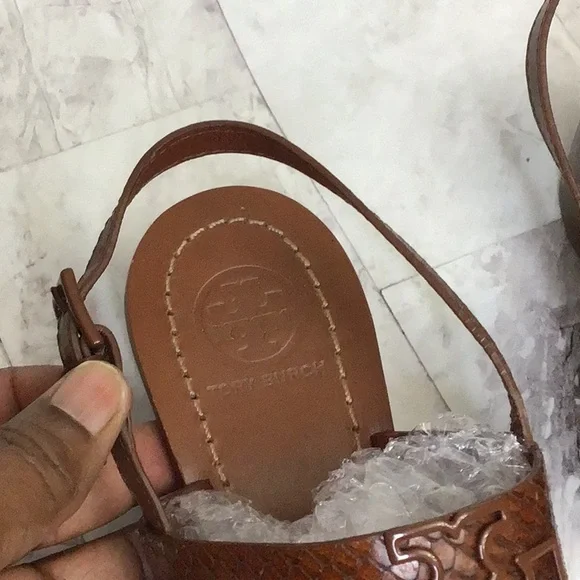 Tory Burch Tan Leather Sandals - Picture 2 of 7